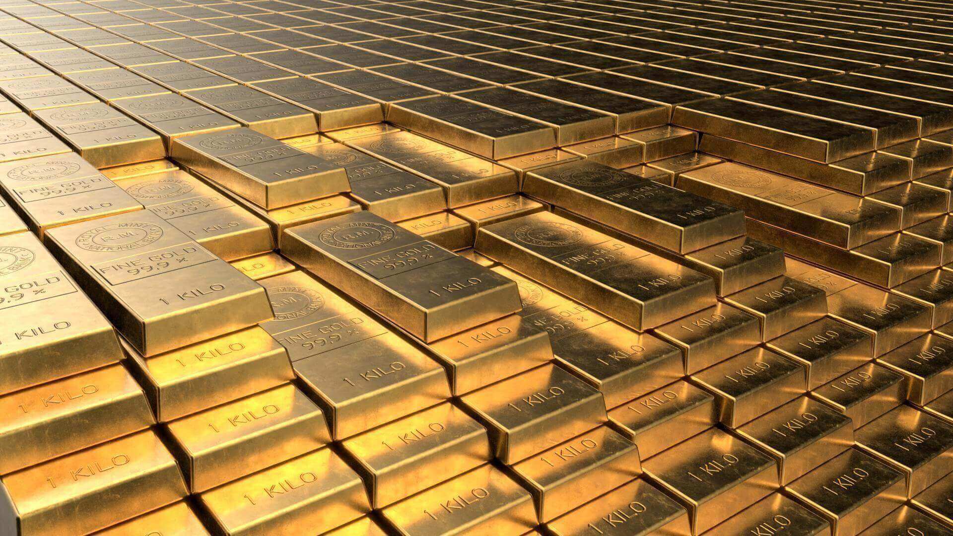 1 kilo fine gold bars